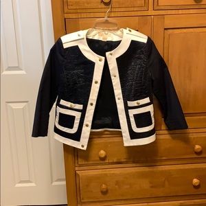 Michael Kors Navy Vintage Jacket